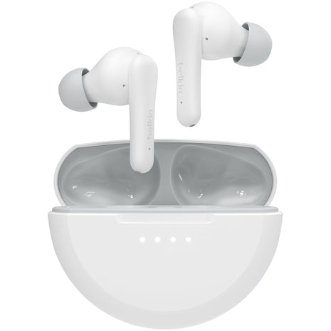 Belkin SoundForm Nano 2 Bluetooth Earbuds for Kids with Built-in Microphone, 28H Battery Life, Safe 85dB Volume, IPX5 Water R