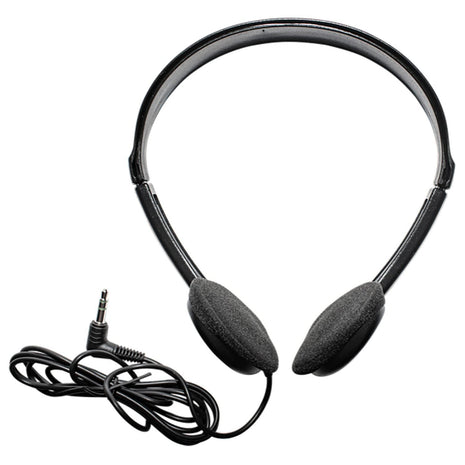 Maxell Wired Headphones with Mic, Adjustable Headband, 6ft Cord | Built-in inline mic for clear calls - 32-ohm drivers, 3.5mm