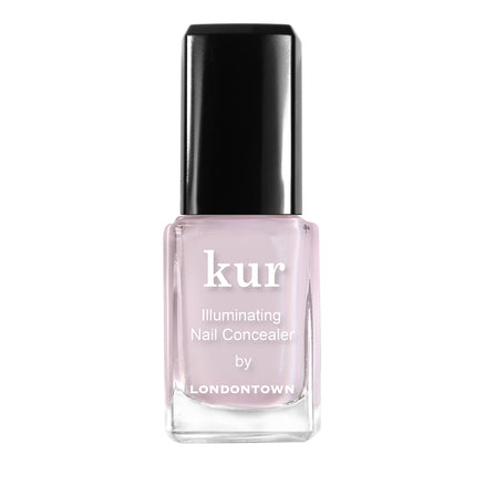 LONDONTOWN Pink Illuminating Nail Concealer, Sheer Brightening Nail Polish & Strengthener for Yellowing, Damaged or Discolore
