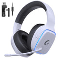 Gvyugke 2.4GHz Wireless Gaming Headsets for PS5, PS4, PC, Switch - Bluetooth 5.3 Gaming Headphones with Noise Canceling Mic, 