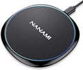 NANAMI Wireless Charger for iPhone and Samsung - Wireless Charging Pad 10W Max for iPhone 17 16 15 14 13 12 SE2 11 Xs XR X New Airpods and Galaxy S26 S25 Ultra S25+ S24 FE S23 S22 S21 S20 S10