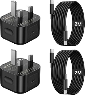 25W Fast Charger for Samsung, USB C Charger and 2M Type C Charger Cable | Super Fast Charging Phone Chargers for Samsung Galaxy S26/S25/S24/S23/S22/S21/S20 Ultra, Z Fold5/Flip5, A55/A54/A34/A15