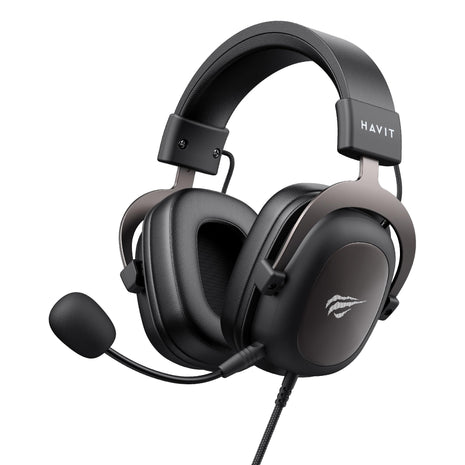 havit H2002d Gaming Headsets for PS4,PC, 53MM Drivers Surround Sound PS5 Headset with Mic Gaming Headphones with Mic Durable 