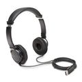 Kensington USB-A Hi-Fi Headphones, On-Ear Headset, 6ft Cord, for Kids, for Adults, for School, Padded Adjustable Headband (K9