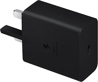 Samsung Galaxy Official 45W Super Fast Charger 2.0 (with USB-C to C Data Cable), Black