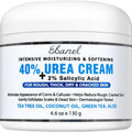 Ebanel Urea Cream 40% plus Salicylic Acid 2%, Foot Cream for Dry Cracked Heels Feet Knees Elbows Hands, Foot Dead Skin Cuticl